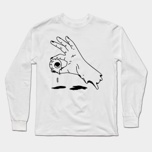 holding eyeballs Long Sleeve T-Shirt